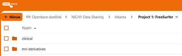 SURFdrive upload interface